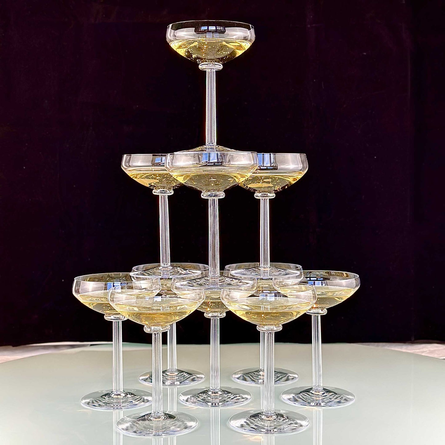 Temple Coupe Champagneglas, 2-pack - Altare Studios